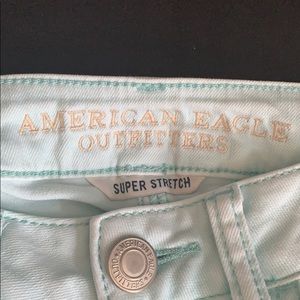 American eagle women’s size 4  Jean pants (aqua)